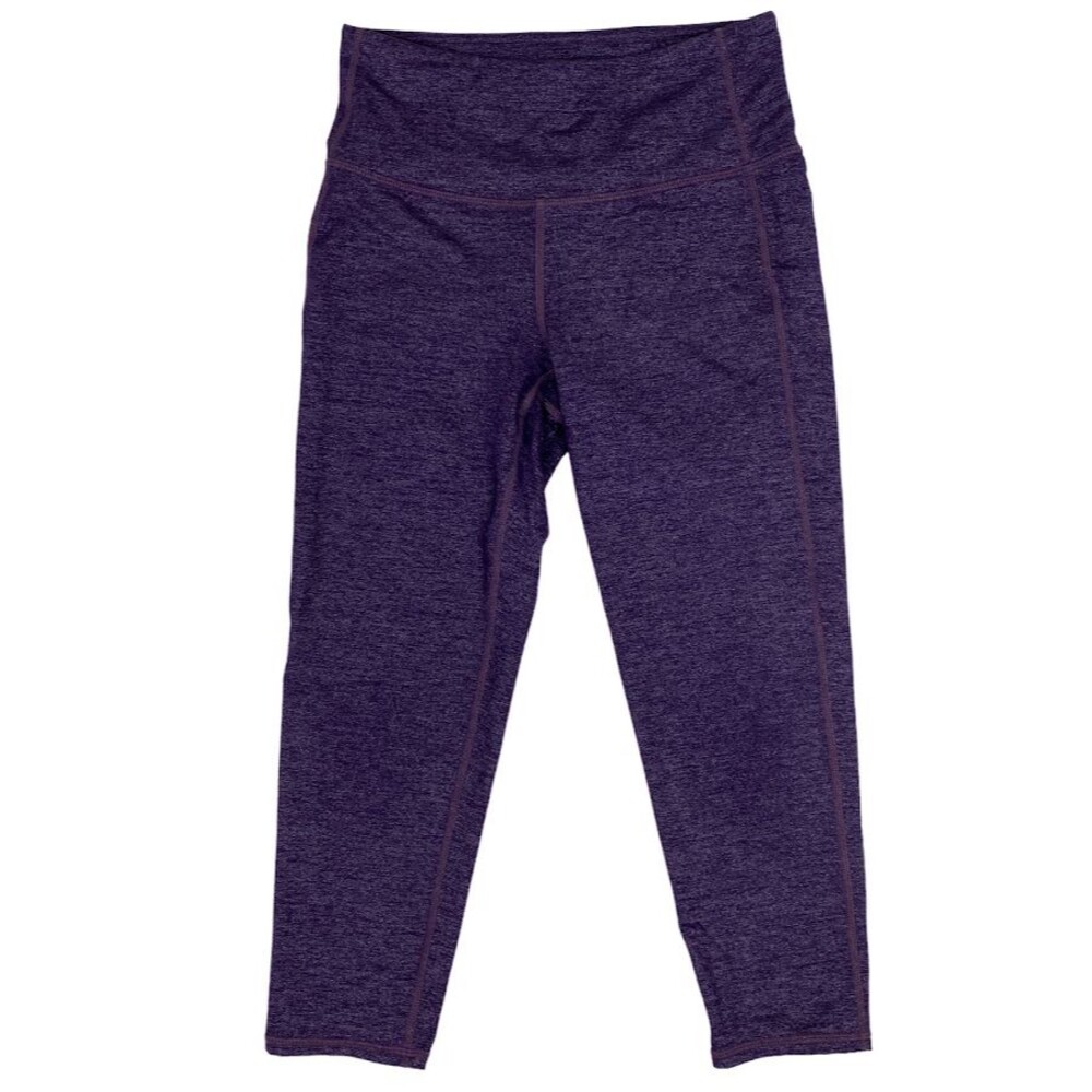 Athleta Chaturanga Quest 19" Purple Active Crop